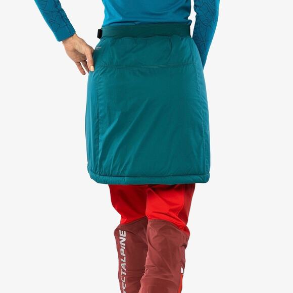 DIRECT ALPINE Betty Quilted Insulated Skirt Navy Blue Small S - Picture 2 of 11